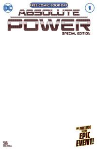 FCBD 2024 - ABSOLUTE POWER SPECIAL EDITION BLANL VAR    [DC COMICS]
