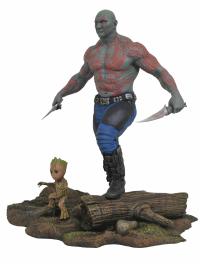MARVEL GALLERY PVC FIGURE GUARDIANS OF THE GALAXY 2: DRAX & BABY GROOT   [DIAMOND SELECT]