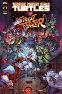 TMNT VS. STREET FIGHTER #5 (OF 5) CVR A MEDEL  5  [IDW-PRH]