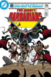 MIGHTY BARBARIANS #6 CVR D CASAS HOMAGE (MR)  6  [ABLAZE PUBLISHING]