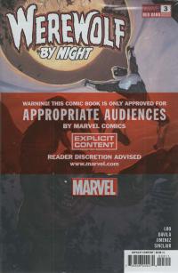 WEREWOLF BY NIGHT RED BAND #3 [POLYBAGGED]  3  [MARVEL PRH]