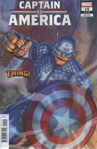 CAPTAIN AMERICA (2023) #15 PETE WOODS THE THING VAR  15  [MARVEL PRH]