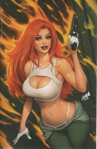 HEAT SEEKER COMBUSTION GUN HONEY SERIES #1 CVR K 10 COPY INC  1  [TITAN COMICS]